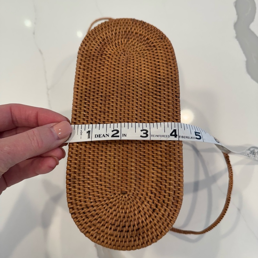Elegant Woven Mini Bag in Rich Brown - Picture 5 of 7